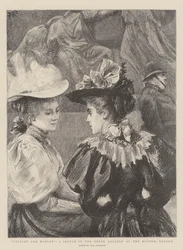 Antik und Modern, eine Skizze in der griechischen Galerie im British Museum